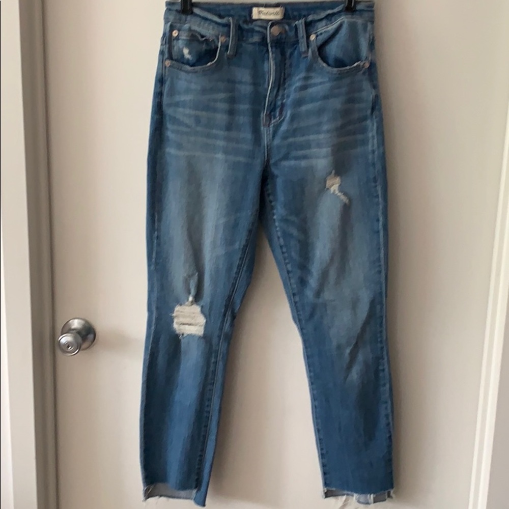 High-rise slim boyjean